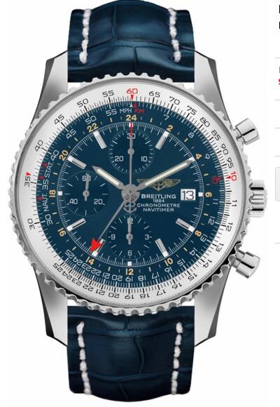 Review Breitling fake Navitime World A2432212/C651-747P watch - Click Image to Close